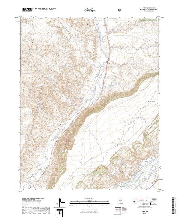 USGS Topographic Map – Lyden
