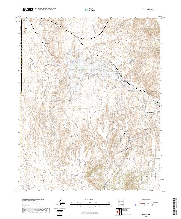 USGS Topographic Map – Madrid