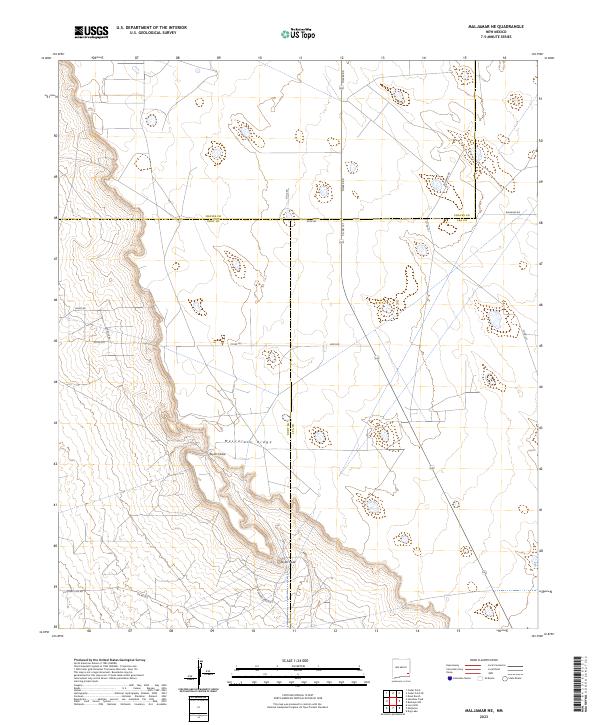 USGS Topographic Map – Maljamar NE