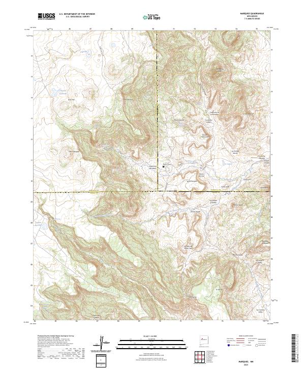 USGS Topographic Map – Marquez