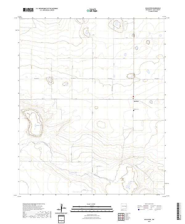 USGS Topographic Map – McAlister