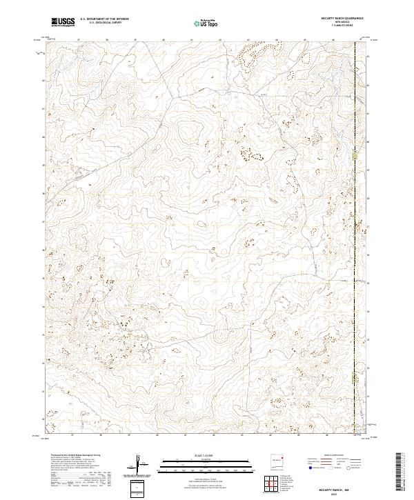 USGS Topographic Map – McCarty Ranch