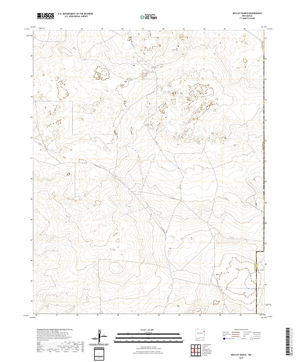 2023 Map of McCloy Ranch, 2023 Print