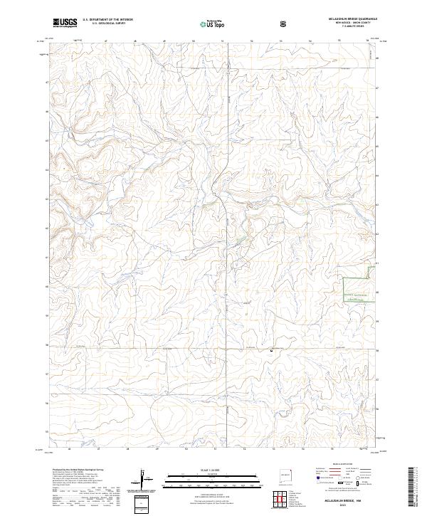 USGS Topographic Map – McLaughlin Bridge