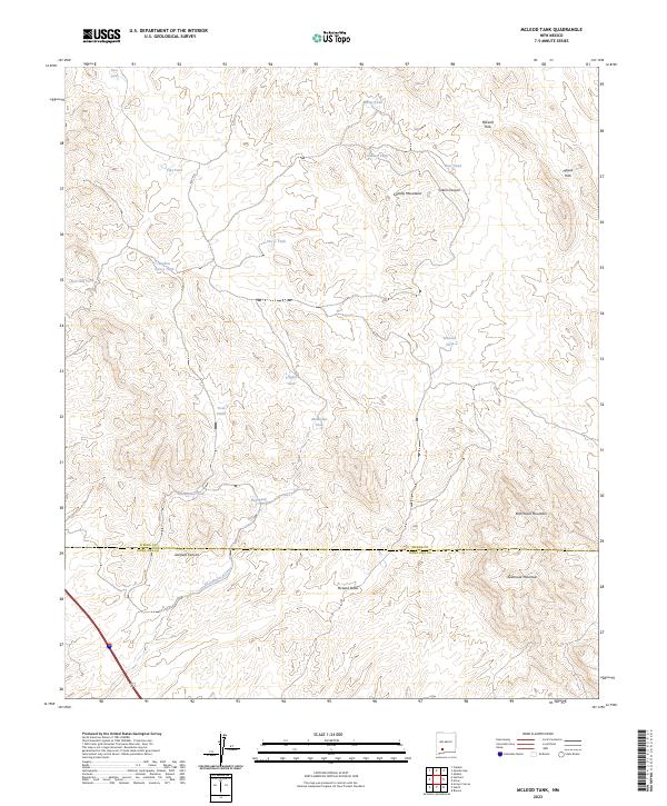 USGS Topographic Map – McLeod Tank