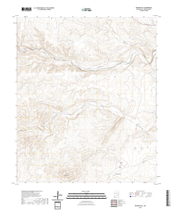 USGS Topographic Map – Meadow Hill