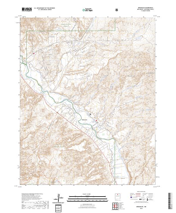 USGS Topographic Map – Medanales