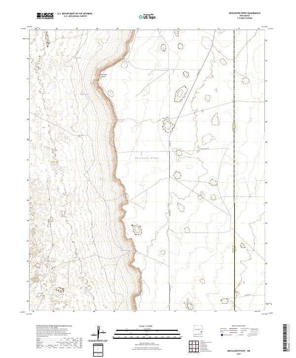 USGS Topographic Map – Mescalero Point