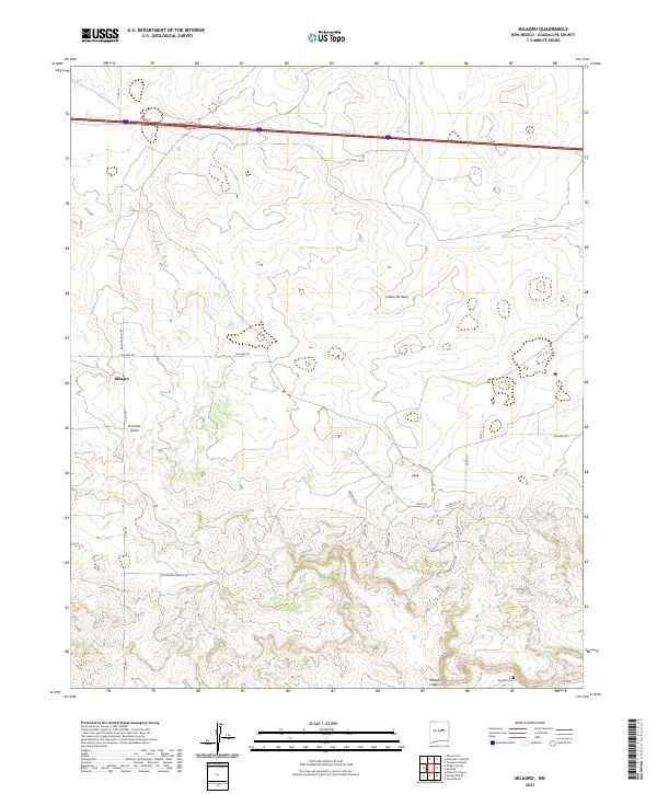 USGS Topographic Map – Milagro