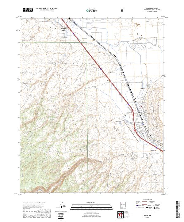 USGS Topographic Map – Milan