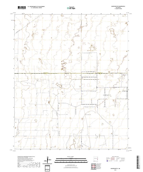 2023 Map of Milnesand SW, 2023 Print