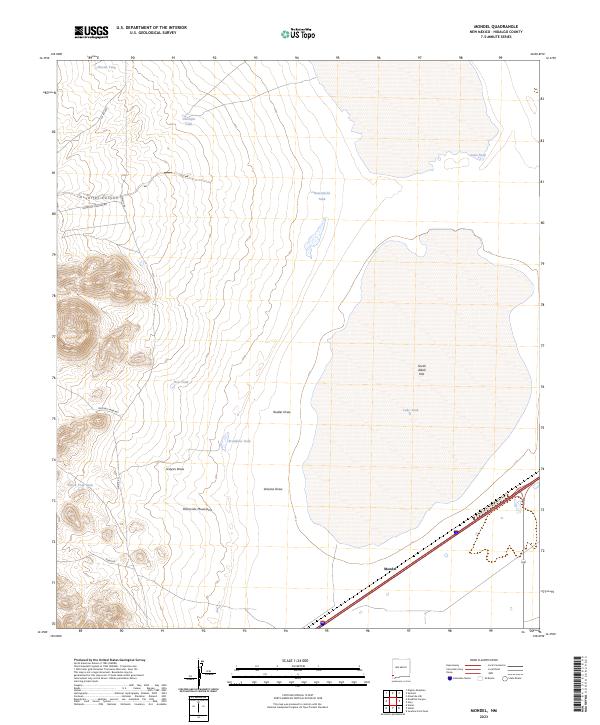 USGS Topographic Map – Mondel