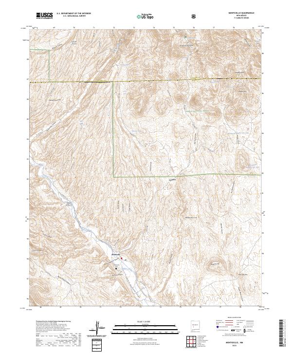 USGS Topographic Map – Monticello
