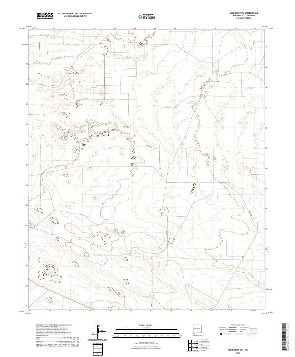 USGS Topographic Map – Monument SW