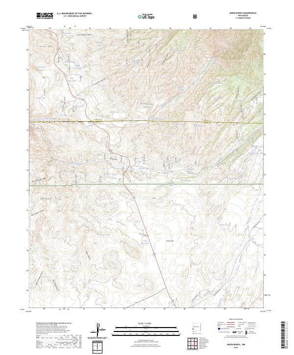 USGS Topographic Map – Moon Ranch