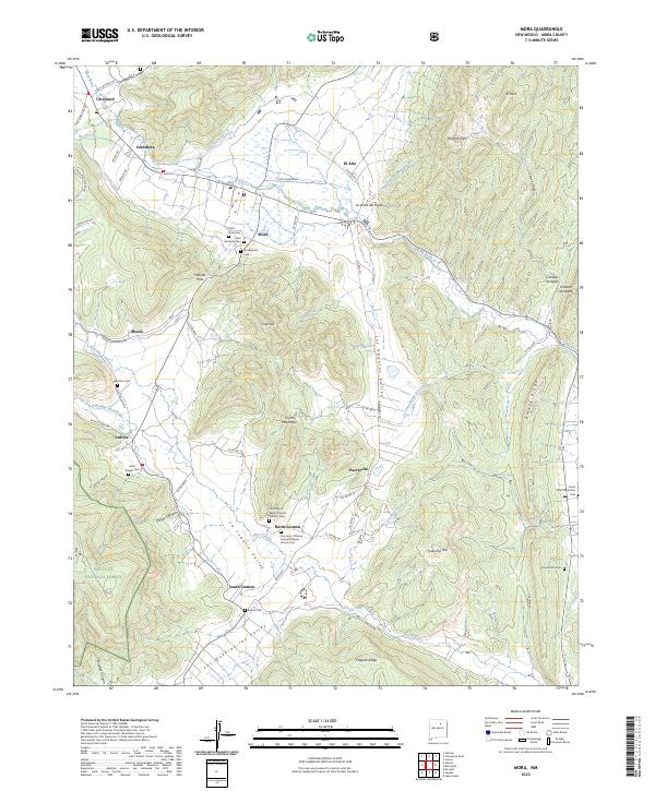 USGS Topographic Map – Mora