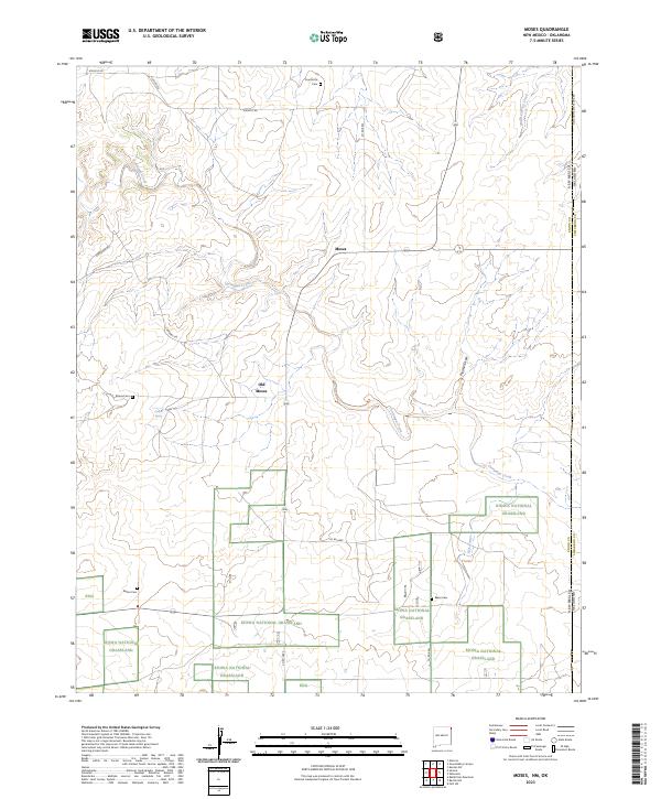 USGS Topographic Map – Moses