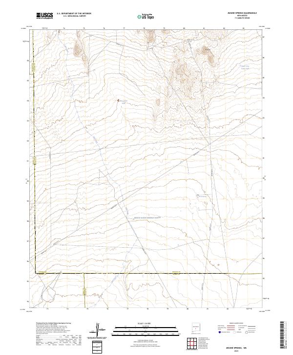 USGS Topographic Map – Mound Springs