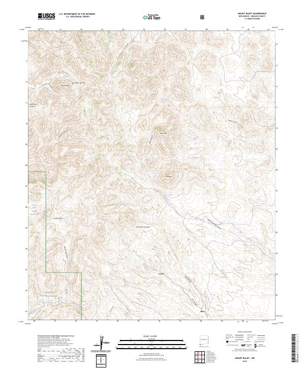 USGS Topographic Map – Mount Baldy