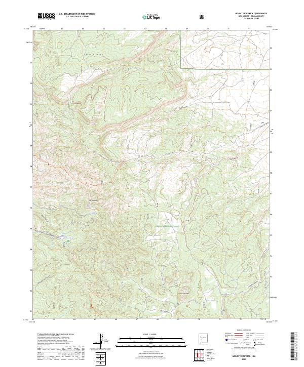 USGS Topographic Map – Mount Sedgwick
