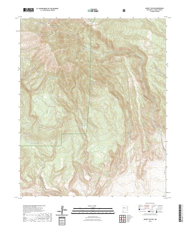 USGS Topographic Map – Mount Taylor