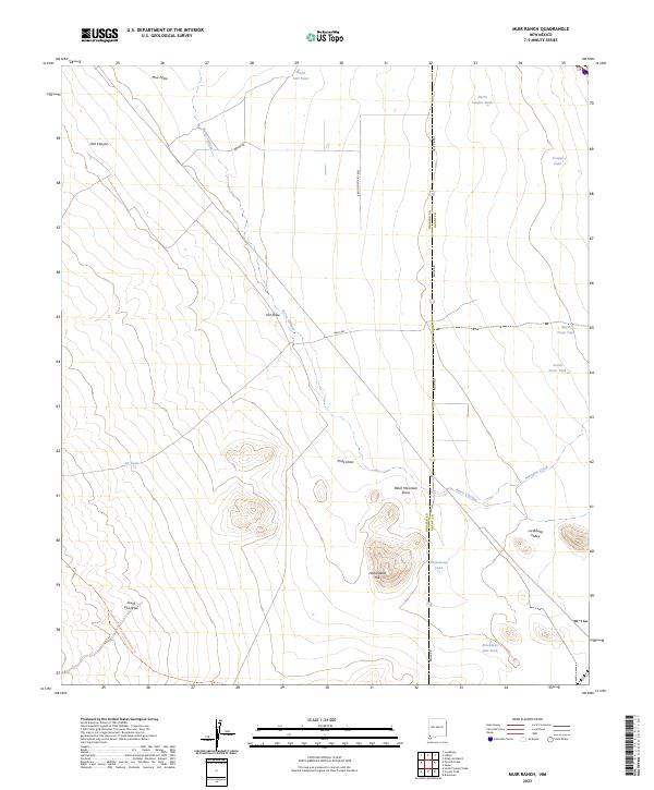 USGS Topographic Map – Muir Ranch