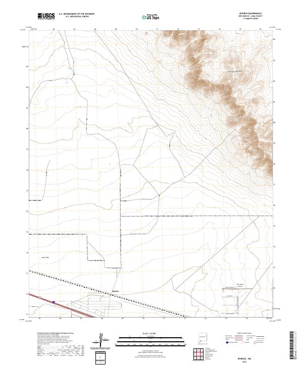 USGS Topographic Map – Myndus
