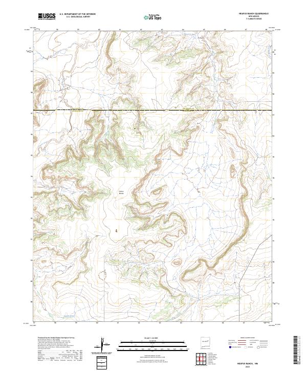 USGS Topographic Map – Neafus Ranch