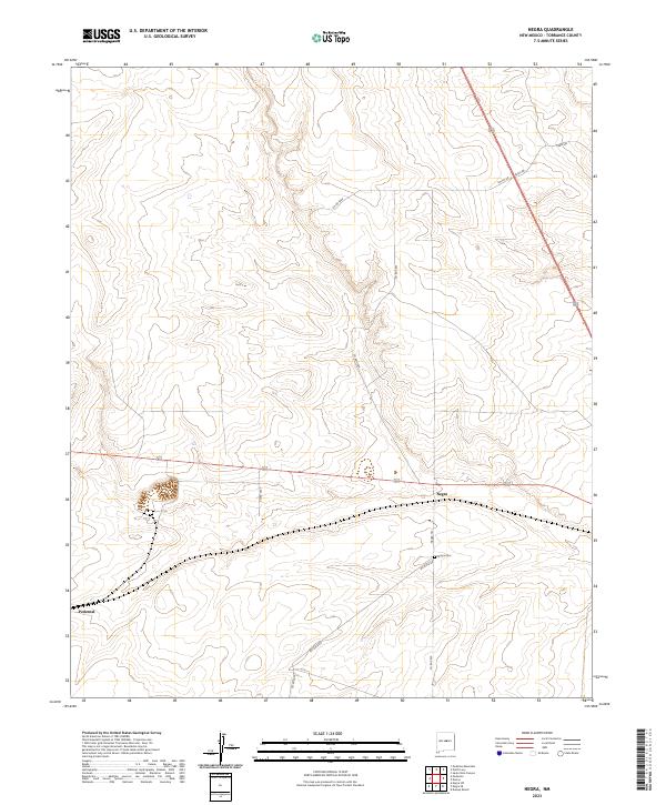 USGS Topographic Map – Negra