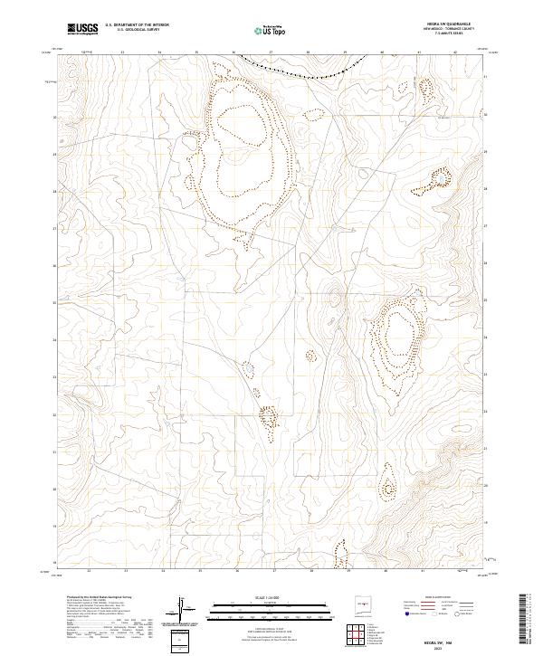 2023 Map of Negra SW, 2023 Print