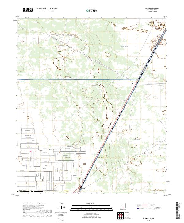 USGS Topographic Map – Newman