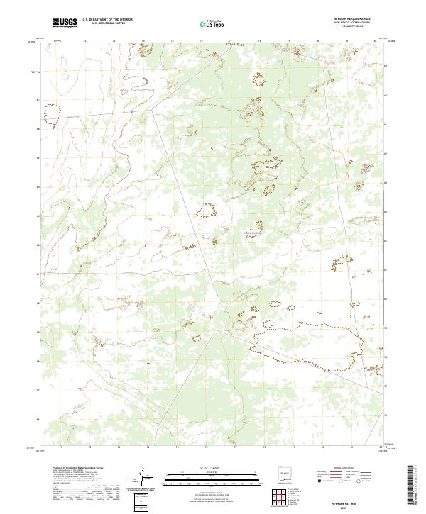 2023 Map of Newman NE, 2023 Print