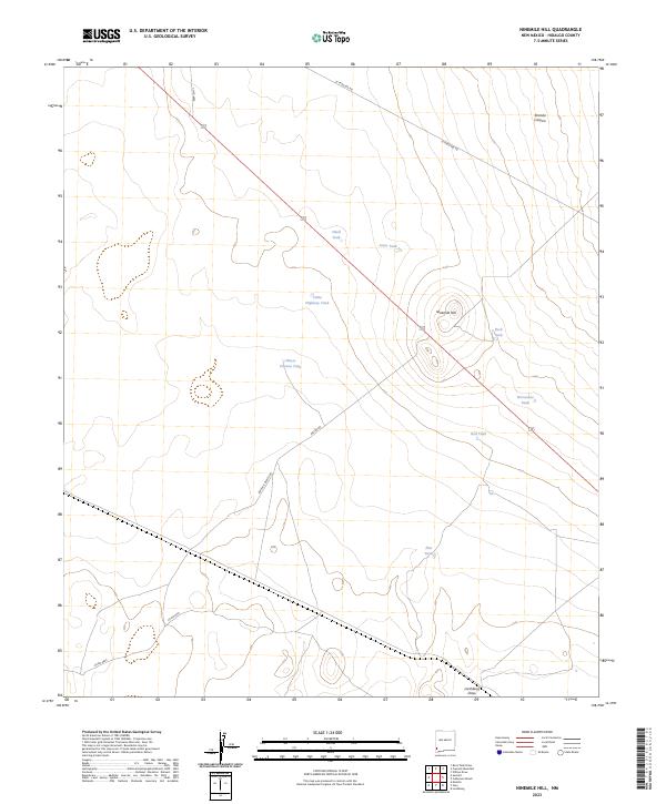 USGS Topographic Map – Ninemile Hill