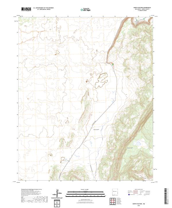 USGS Topographic Map – North Pasture
