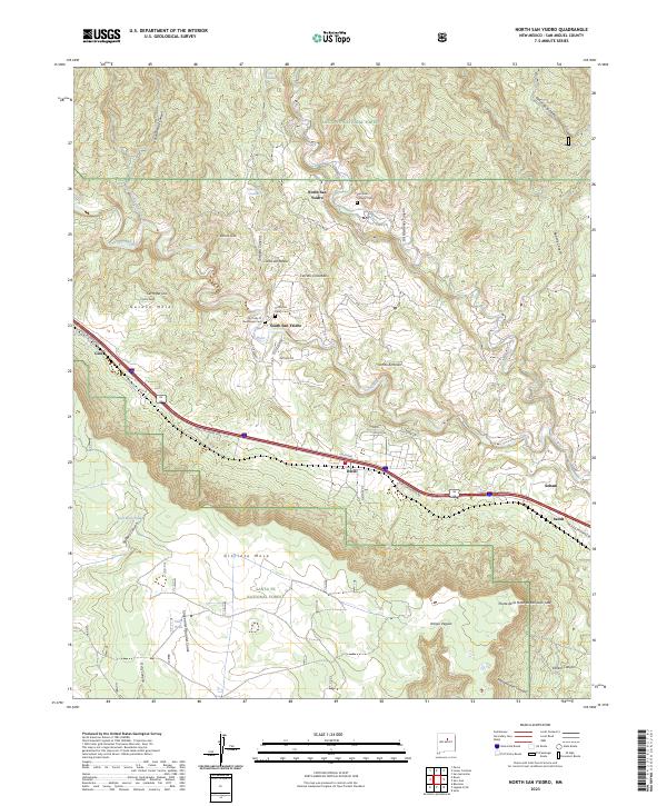 USGS Topographic Map – North San Ysidro