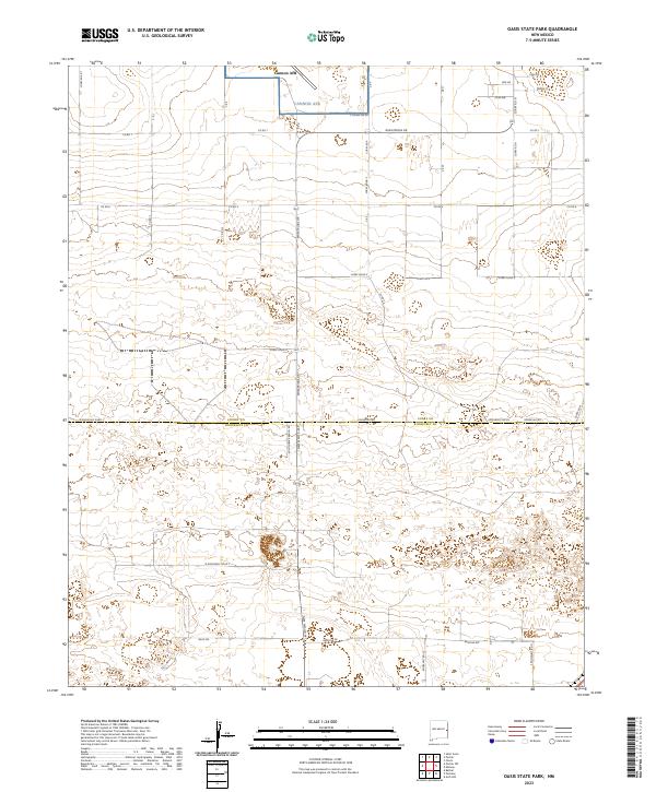 2023 Map of Oasis State Park, 2023 Print