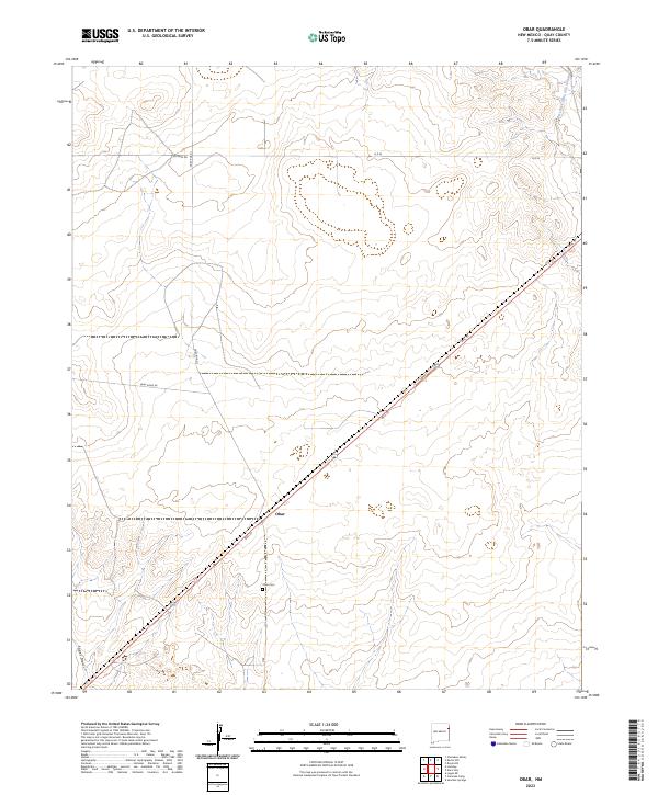 USGS Topographic Map – Obar