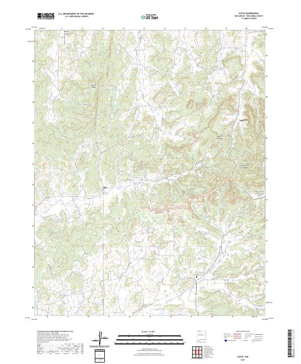 USGS Topographic Map – Ojito