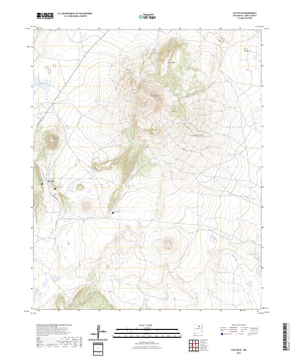 USGS Topographic Map – Ojo Feliz