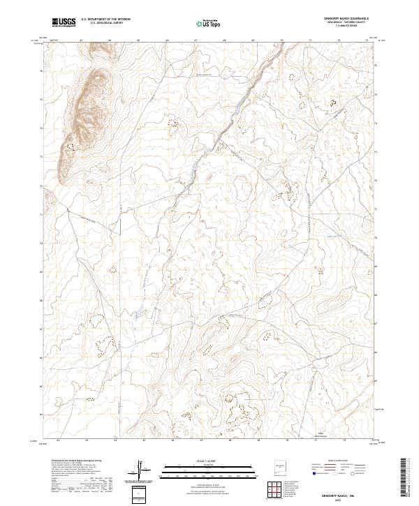 USGS Topographic Map – Orndorff Ranch