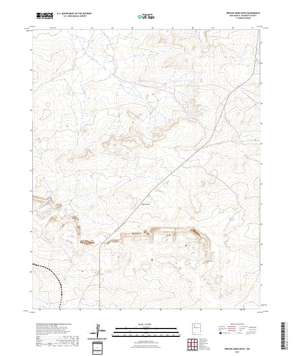 USGS Topographic Map – Orphan Annie Rock