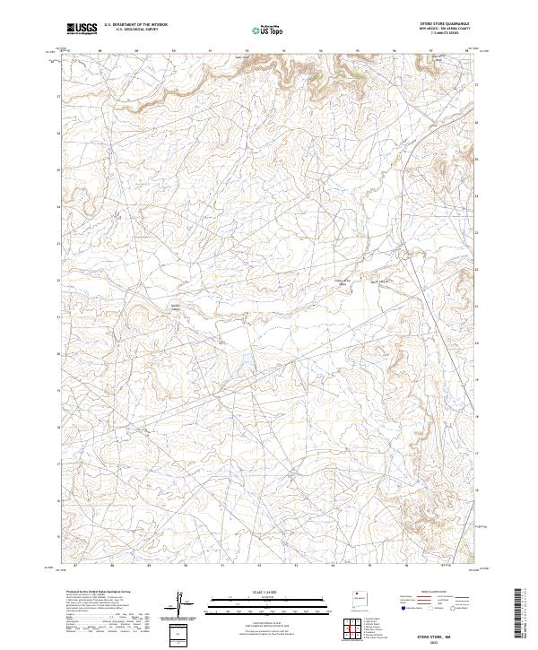 USGS Topographic Map – Otero Store