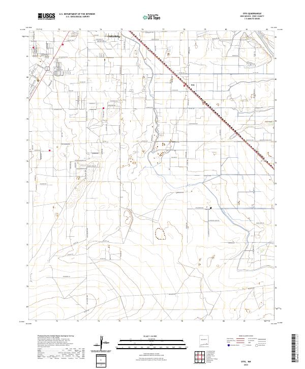 USGS Topographic Map – Otis