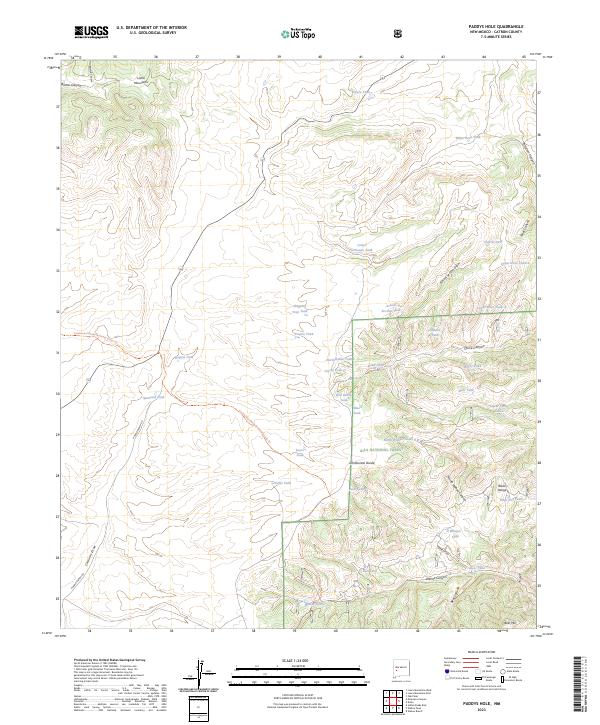USGS Topographic Map – Paddys Hole