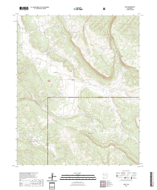 USGS Topographic Map – Page
