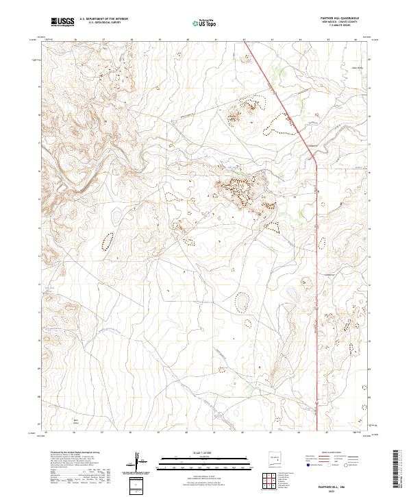 USGS Topographic Map – Panther Hill