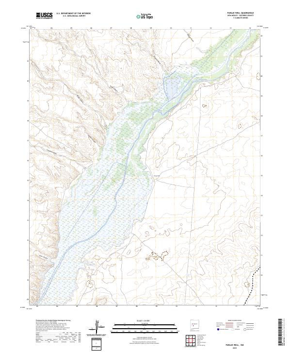 USGS Topographic Map – Paraje Well