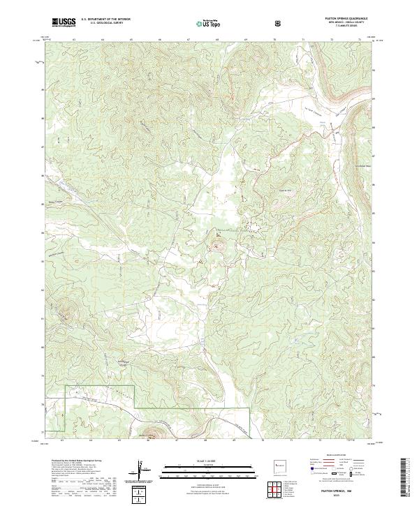 USGS Topographic Map – Paxton Springs