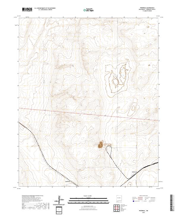 USGS Topographic Map – Pedernal