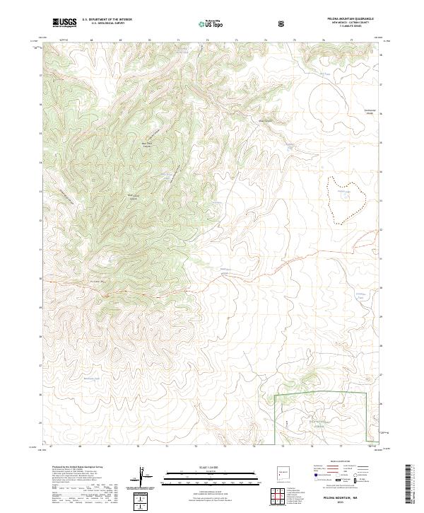 USGS Topographic Map – Pelona Mountain